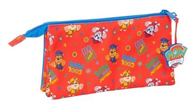 Pennenetui met 3 vakken The Paw Patrol Cool Blauw Rood 22 x 12 x 3 cm Pennenetui met 3 vakken The Paw Patrol Cool Blauw Rood 22 x 12 x 3 cm