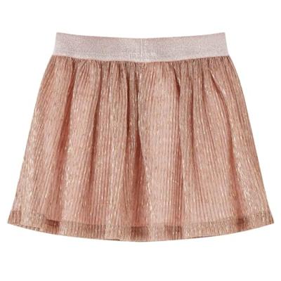 Kinderrokje met glitters 116 zachtroze