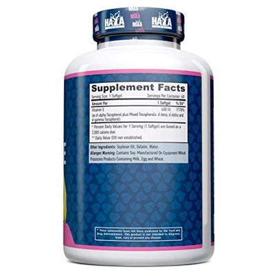 Vitamin E 400 IU Mixed Tocopherols 60softgels