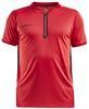 Craft 1908225 Pro Control Impact Polo M - Bright Red/Black - S - thumbnail