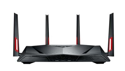 Asus DSL-AC88U modem router (EU-versie Annex A, WiFi 5 AC3100 MU-MIMO, 4x Gigabit LAN, AiProtection, Dual-Core CPU, multifunctionele USB 3.0)