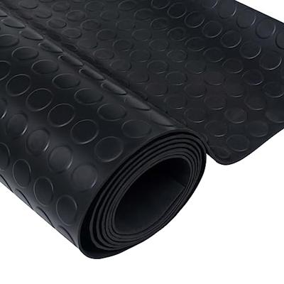 Rubberen anti-slip vloermat 5x1m stippen