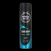 Nivea Men Deep Black Carbon Beat Anti-Transpirant Spray - thumbnail
