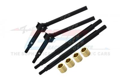 GPM Medium Carbon Steel Front CVD and (+5mm) Rear Axle Shaft Set - Traxxas TRX-4M GPM Medium Carbon Steel Front CVD and (+5mm) Rear Axle Shaft Set - Traxxas TRX-4M