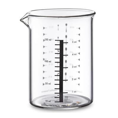 KUCHENPROFI - Keukenhulpen - Glazen maatbeker 0,15l