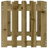 Plantenbak verhoogd hekontwerp 100x50x50 cm gempregneerd hout - thumbnail