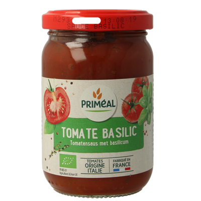 Pastasaus tomaten basilicum bio 200 Gram