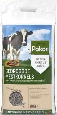 Pokon gedroogde mest korrel 5 kg