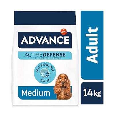 Advance Medium Adult met kip en rijst hondenvoer 14 kg - thumbnail