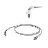 Weidmüller 1233160012 RJ45 Netwerkkabel, patchkabel CAT 6A S/FTP 1.20 m Grijs UL gecertificeerd 1 stuk(s) - thumbnail