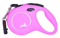 Hondenriem Flexi NEW CLASSIC 5m Roze Maat M - thumbnail
