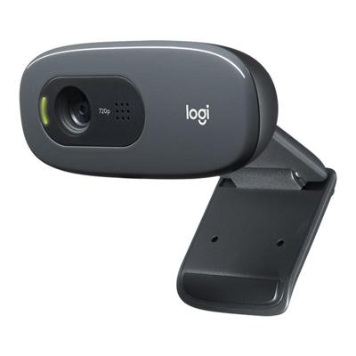 Logitech C270 HD web camera voldoet aan elke behoefte aan HD 720p video-oproepen (zwart)