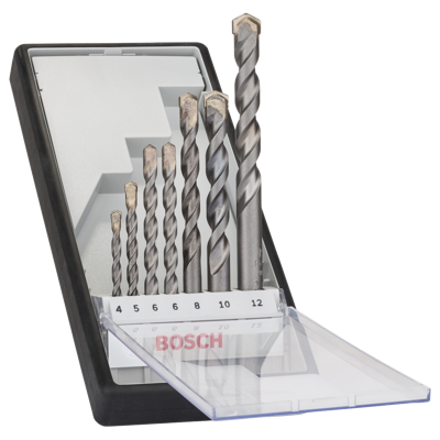 Bosch Accessoires 7-delige Silverpercussion Steenborenset - 2607010545