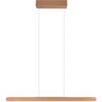 LED Hanglamp - Trion Soile - 28W - Aanpasbare Kleur - Dimbaar - Coffee - Metaal - thumbnail