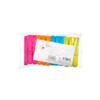 Kledinghaken Multicolour Plastic 24 Onderdelen Set (24 Stuks) - thumbnail
