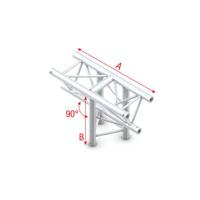 Showtec FT30 Driehoek truss 018 3-weg T-stuk 90g apex down - thumbnail