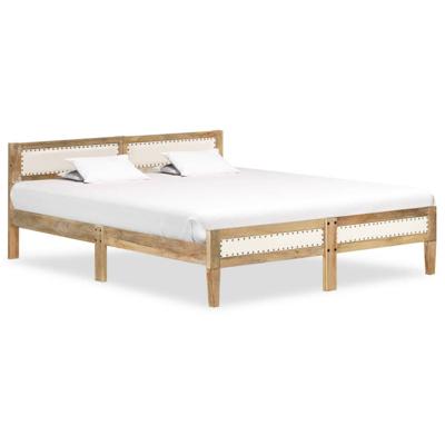 vidaXL Bedframe massief mangohout 140 cm vidaXL Bedframe massief mangohout 140 cm