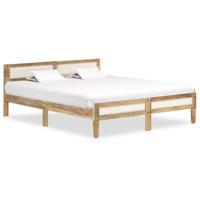vidaXL Bedframe massief mangohout 140 cm - thumbnail