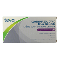 Teva Clotrimazol gyno 10mg creme 50 Gram - thumbnail