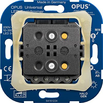 Opus universele LED-tastdimmer 10-350W / 3-140W Opus universele LED-tastdimmer 10-350W / 3-140W