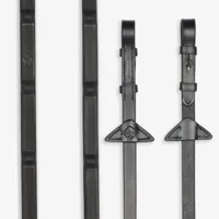 LeMieux Ergo teugels rubber grip zwart maat:one size - thumbnail