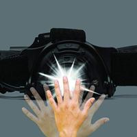 Hoofdlamp met ledlamp, oplaadbaar en verstelbaar Stak 10 W 900 Lm 6000 K - thumbnail