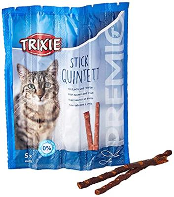 TRIXIE PREMIO STICK QUINTETT ZALM / FOREL