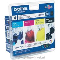 Brother Inktc. LC-980VALBP BK-Y-C-M - thumbnail