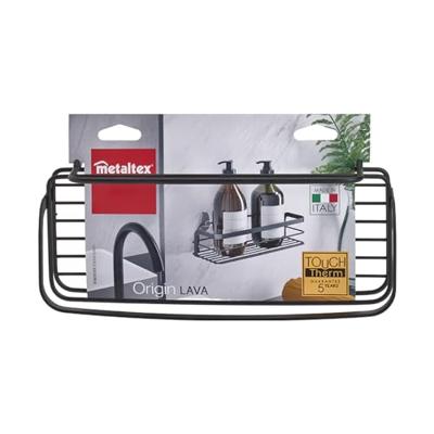 Metaltex doucherek 26x10x6 cm zwart