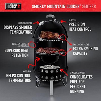 Weber Smokey Mountain Cooker 47 cm - thumbnail