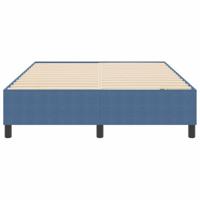 Boxspring bed Blauw 140 x 200 cm Katoenen stof - thumbnail