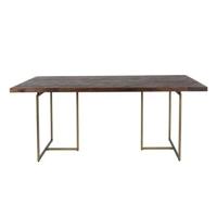 Dutchbone Eettafel 'Class' Antique Brass, 220 x 90cm - thumbnail