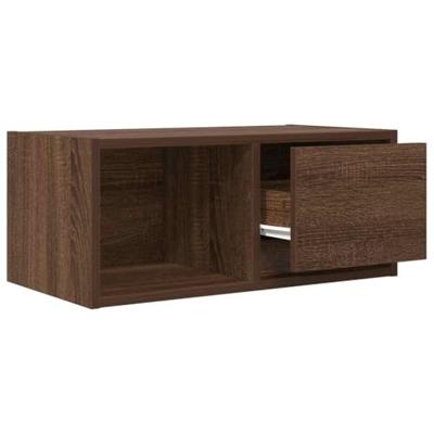 Tv-meubelen 2 st 60x31x25,5 cm bewerkt hout bruin eikenkleurig