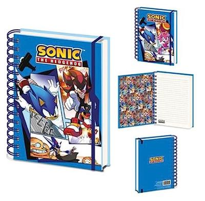 Sonic the Hedgehog A5 3D Notebook - Comic Strip Jump Out