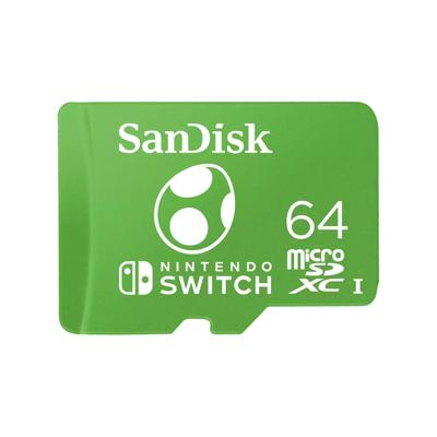 Sandisk MicroSDXC 64GB Memory Card (Yoshi)