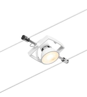 Paulmann 12V-kabelsysteem lamp GU5.3 Wit (mat), Chroom Paulmann 12V-kabelsysteem lamp GU5.3 Wit (mat), Chroom