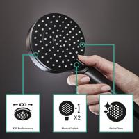 Hansgrohe Showerpipe Vernis Blend 200 1 Jet Met Douchethermostaat Mat Zwart - thumbnail