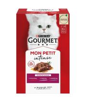 GOURMET Mon Petit Meat Mix - nat kattenvoer - 6 x 50 g - thumbnail