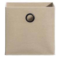 Opbergbox Kenzi stof - zand - 31x31x31 cm - thumbnail