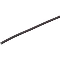 Huber+Suhner 12420048 Draad Radox® 155 1 x 1.50 mm² Zwart per meter - thumbnail