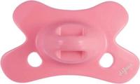 Difrax Fopspeen Natural 0-6m Uni Raspberry - thumbnail