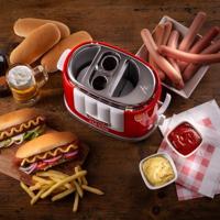 Ariete party time hotdogmaker 0206/00 hot dog maker (rood/wit) - thumbnail