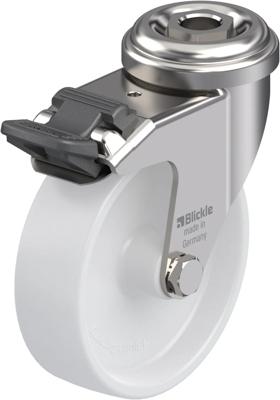 Blickle LRXA-PO 76G-FI Zwenkwiel met rem Wieldiameter: 75 mm Draagvermogen (max.): 75 kg 1 stuk(s)