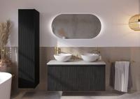 Ben Clip spiegel ovaal met verlichting en anti-condens 60x120 cm - thumbnail