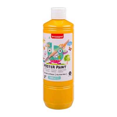 Plakkaatverf bruynzeel fles 500ml geel Plakkaatverf bruynzeel fles 500ml geel
