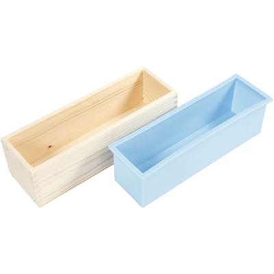 Creativ Company Silicone vorm in een houten box, 1500ml