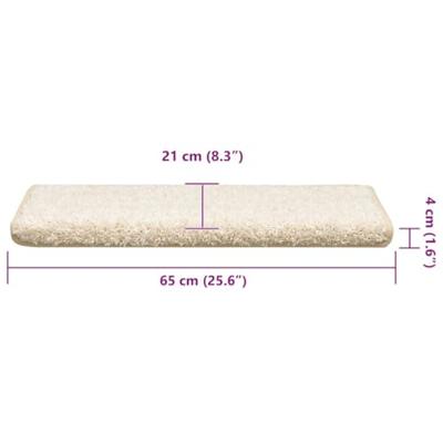 Trapmatten 30 st 65x21x4 cm wit