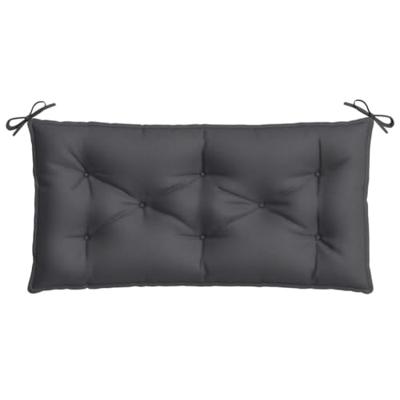 VidaXL Tuinbankkussen 100x50x7 cm stof gemêleerd antracietkleurig VidaXL Tuinbankkussen 100x50x7 cm stof gemêleerd antracietkleurig