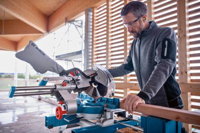 Bosch Professional GCM 18V-254 D solo Accu-kap- en verstekzaag Brushless, Zonder accu, Zonder lader 254 mm 30 mm