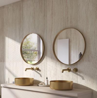 Ben Mimas ronde spiegel Ø40cm mat goud Ben Mimas ronde spiegel Ø40cm mat goud